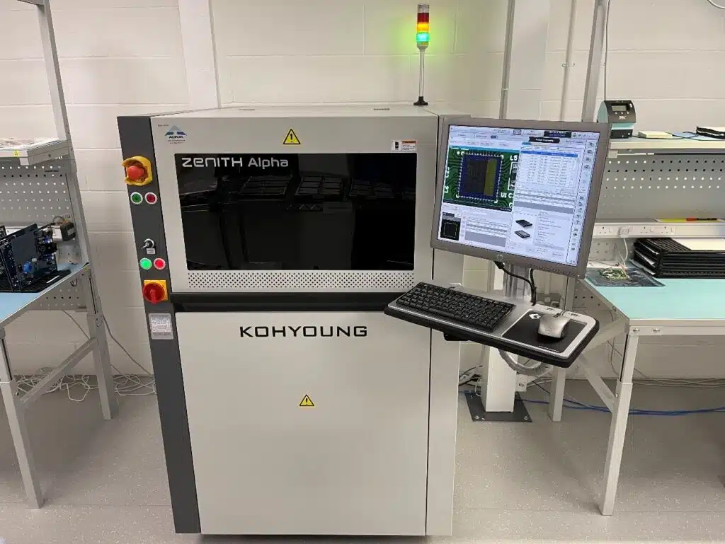 Koh Young Zenith Alpha inspection machine in lab