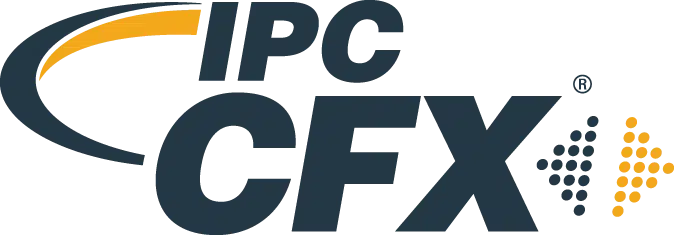IPC CFX logo with blue and orange design